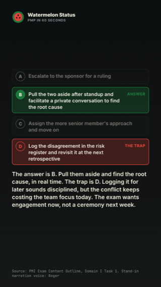 Question of the Day #1, closing frame